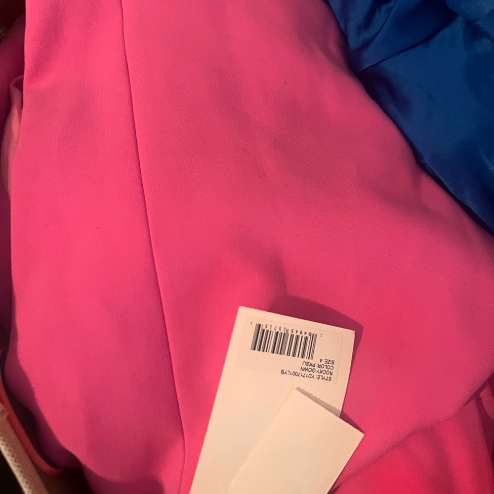 Vibrant Pink and Blue Jacket
